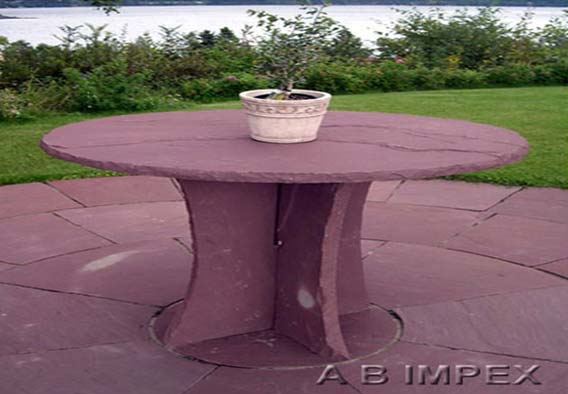 Chocolate Sandstone Table