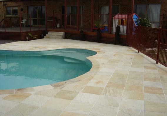 Mint Sandstone Pool Surround