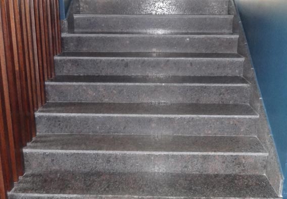 Stair Treads Tan Brown Leather Finish